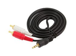 Kabel adapter JACK 3,5mm - 2 x RCA CINCH 1,5M 