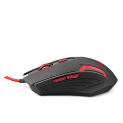 Myszka przewodowa dla graczy 6D optyczna USB MX205 FIGHTER czerwona