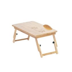 Regulowany drewniany stolik pod laptopa 15"