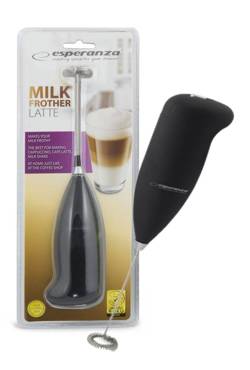 Spieniacz mini mikser trzepaczka do mleka LATTE czarny