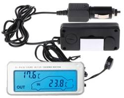 Termometr samochodowy z wyświetlaczem LCD