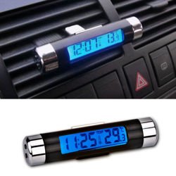 Termometr zegarek samochodowy z LCD