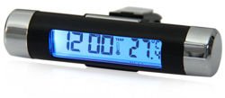 Termometr zegarek samochodowy z LCD