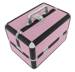 Kuferek kosmetyczny walizka na kosmetyki różowy