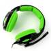 Słuchawki nauszne z mikrofonem dla graczy COBRA zielone